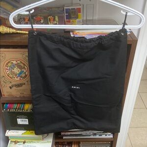 AMIRI Classic Black Drawstring Pouch